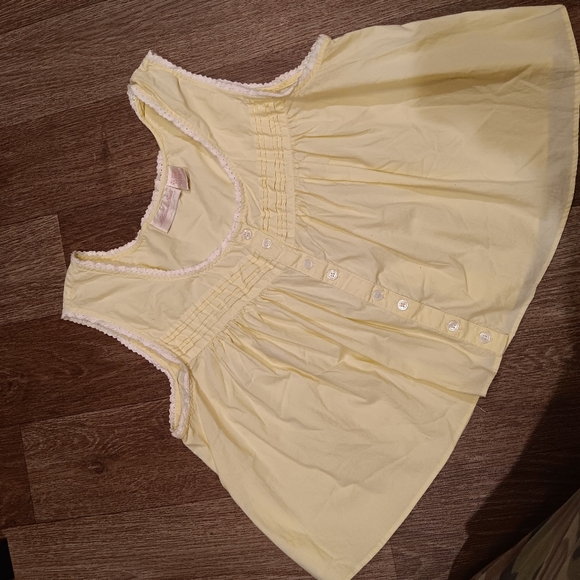 Y2k Sunny Yellow Sleeveless Women's Tank Top Sz L - Picture 2 of 5